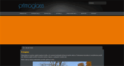 Desktop Screenshot of primaglass.cz
