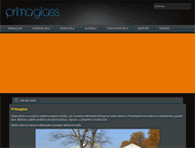Tablet Screenshot of primaglass.cz